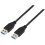 Nanocable Cable USB 3.2 Gen 1 de 2 m, USB A a USB A, Negro